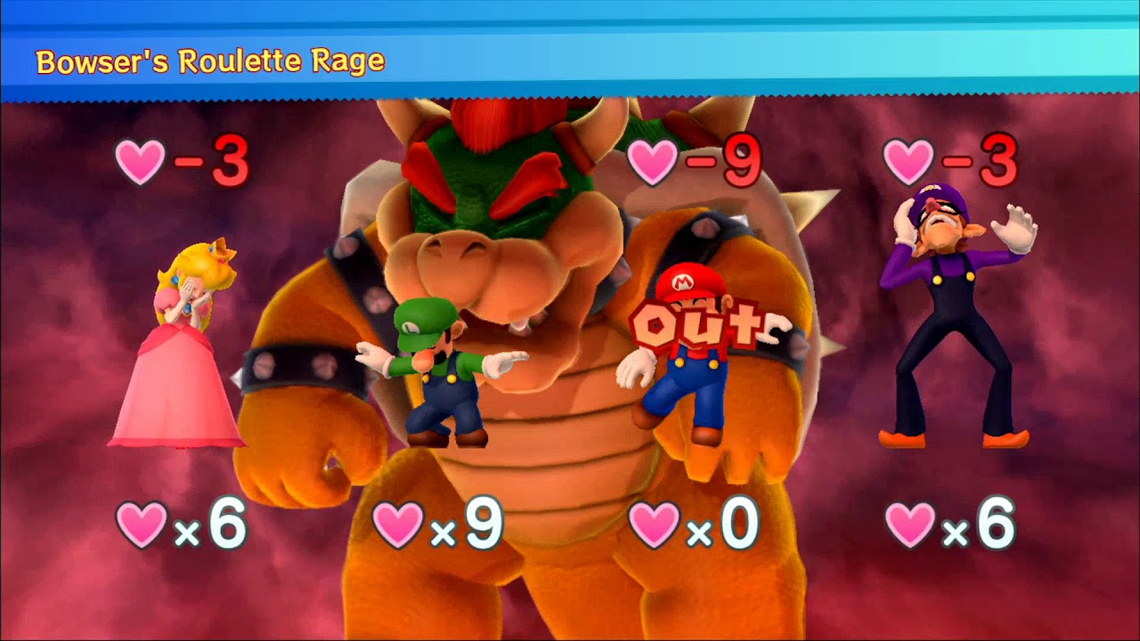 Mario Party 10 - Mushroom Park ! Bowser & Team Mario ! Peach,Luigi,Mario,Waluigi) #45