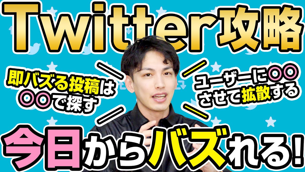 【Twitter】バズで戦略的に生み出せる！今日からアカウントを生まれ変わらせるTwitter完全攻略マニュアル！