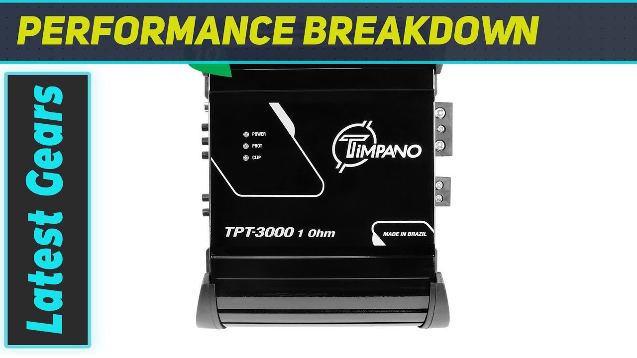 Timpano TPT-3000 1 Ohm Compact Amplifier: Unleash Your Car Audio Power!