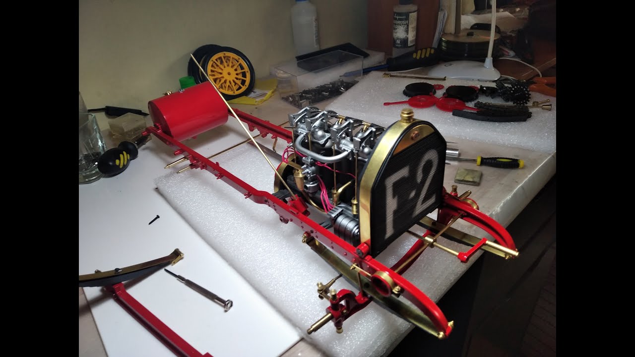 1/8 Pocher Fiat F-2 Part 2- Chassis