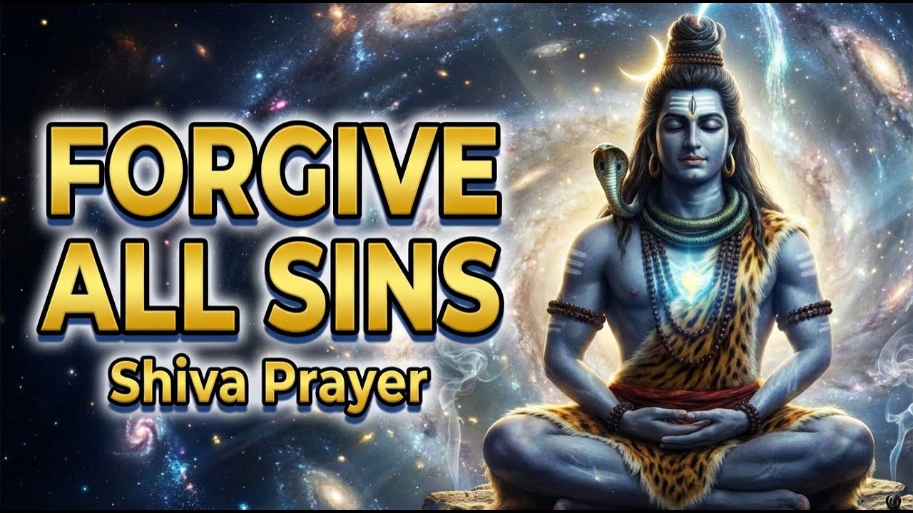 Forgiveness Prayer to Lord Shiva- with lyrics | करचरणकृतं | Powerful Shiva Stotra For protection
