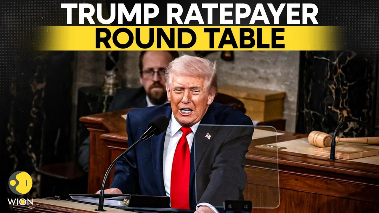 LIVE: Donald Trump Joins Ratepayer Protection Pledge Roundtable In Indian Treaty Room | WION Live