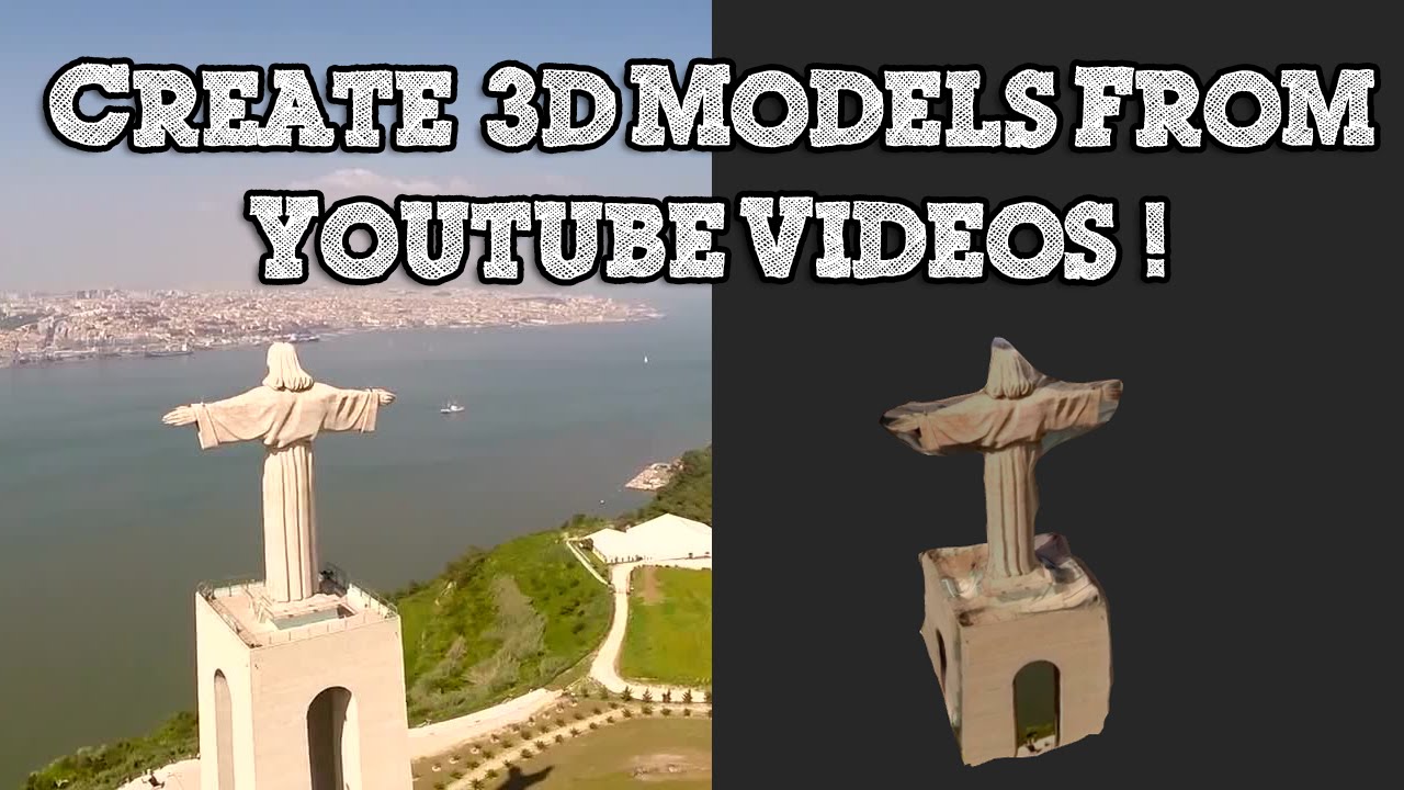 How to Make a 3D Model from any Youtube Video - Photogrammetry