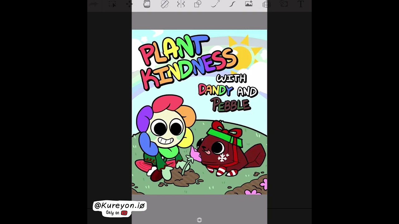 Changing Dandy’s World posters into they toon cosmetics.
