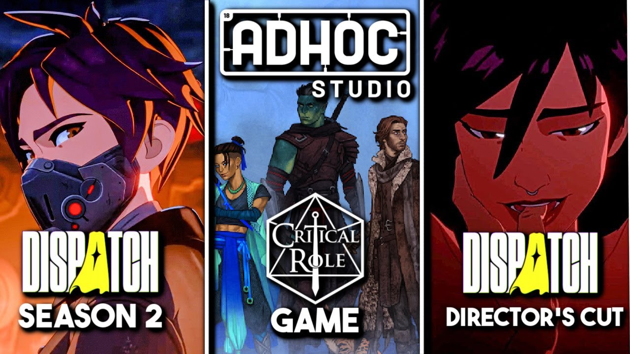 ADHOC STUDIO'S FUTURE PLANS! (Dispatch Season 2 & Critical Role Game)