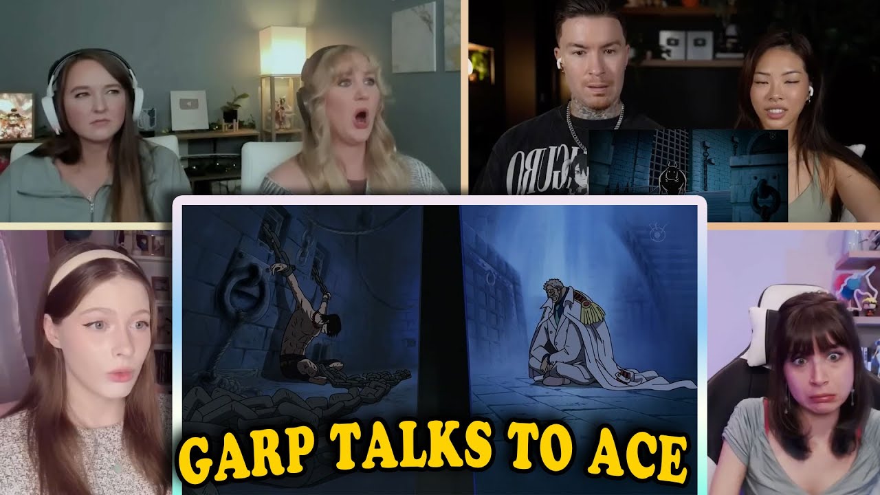 Garp Talks To Ace | One Piece Episode 422 Reaction Mashup