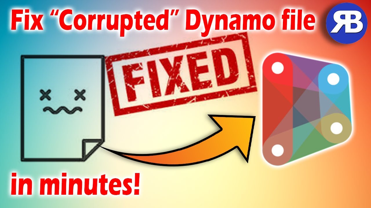 Revit Snippet: How to Fix &ldquo;Corrupted&rdquo; Dynamo Files Quickly