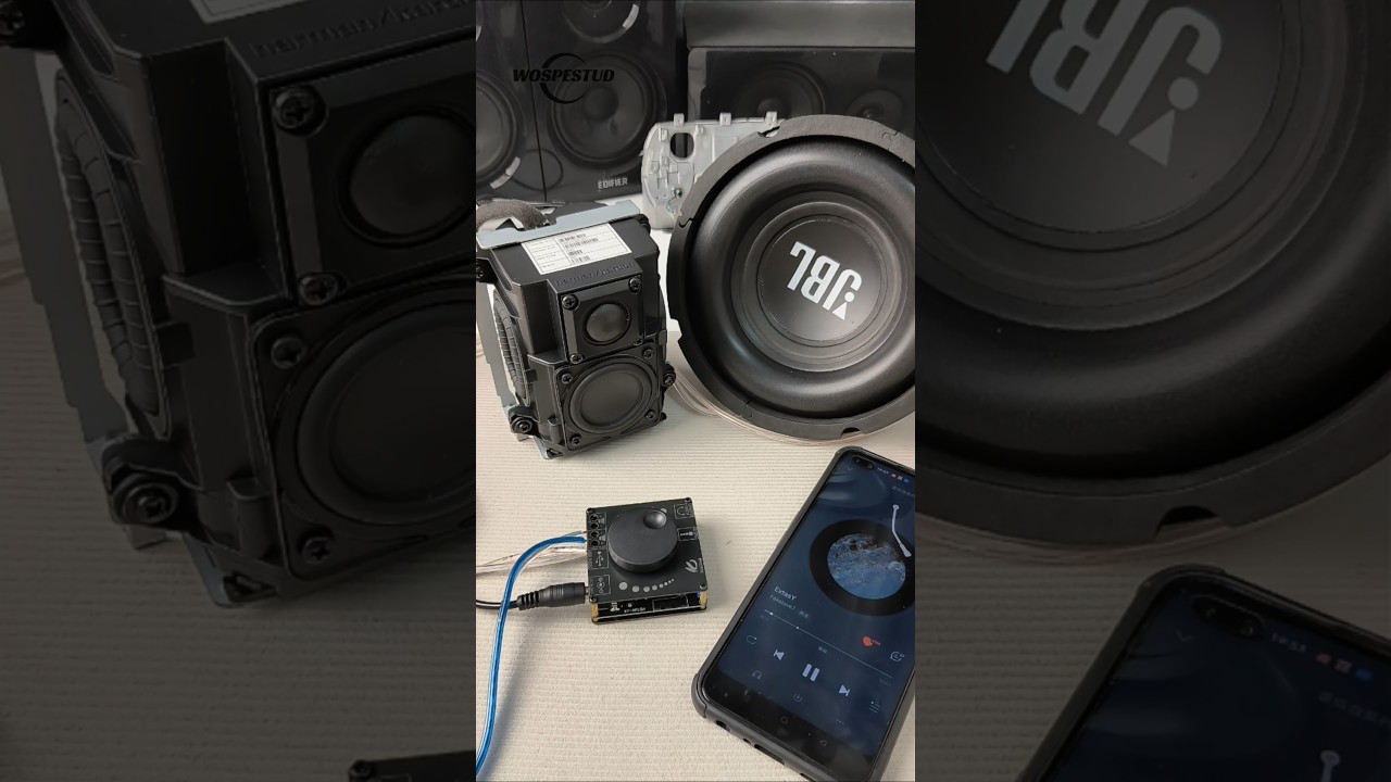 DIY fun 3-channel speaker, Harman speaker + 6.5