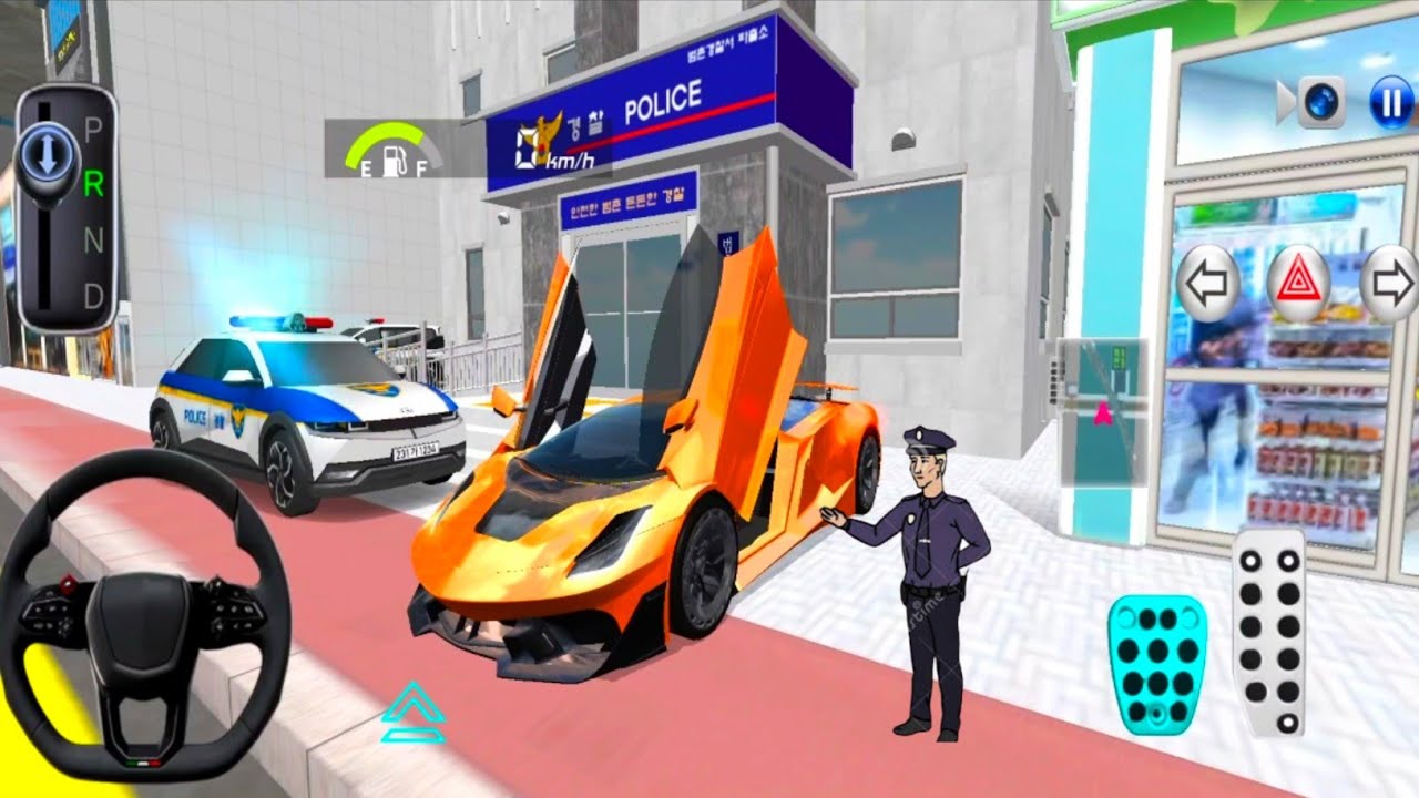 New Sports Ferrari Subway Station Car Parking in Police Station - 3D Driving Class -Android gameplay