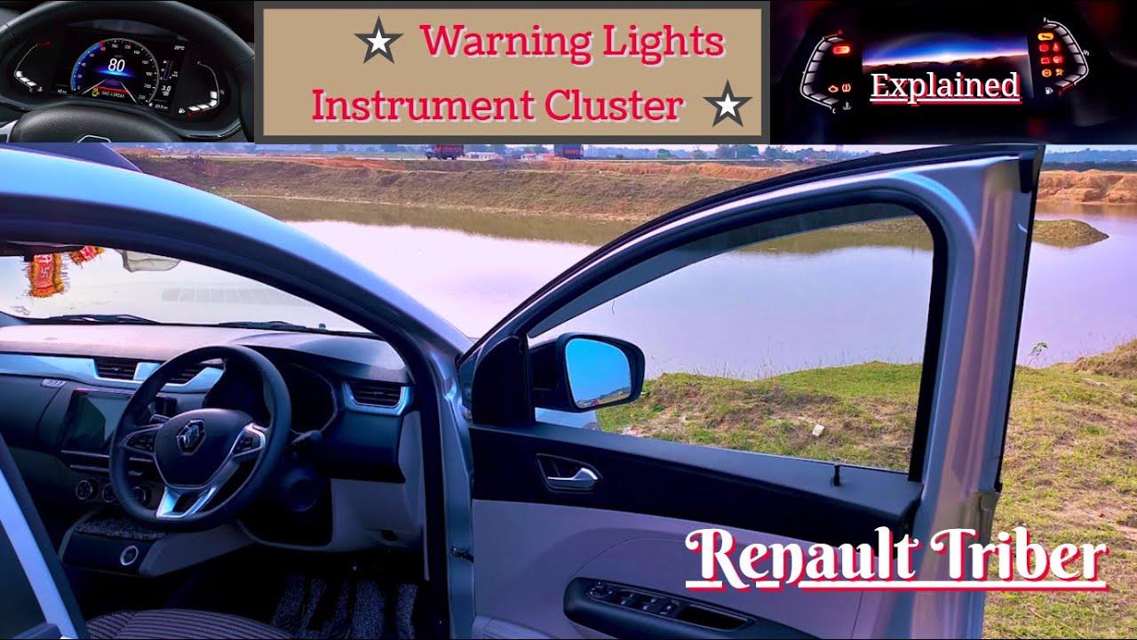 Dashboard Warning Signs | Renault Triber RXZ 2024 Model | Instrument Cluster |  Explained
