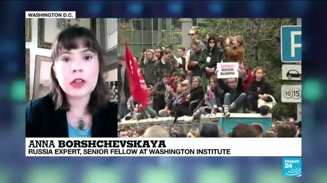 Russia: Moscow election protest attracts huge crowd