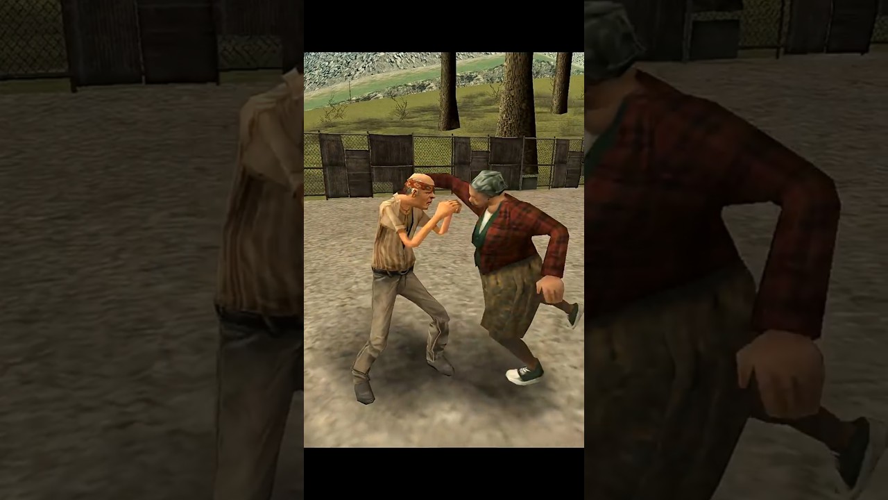 Old Man vs Old Woman Fight | GTA San Andreas Funny Moment