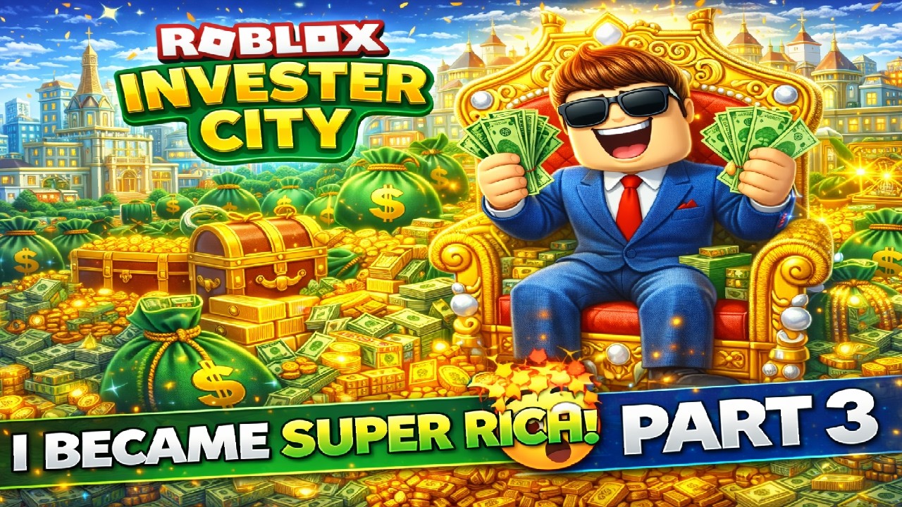 💼 Investor City Roblox – Part 3: Becoming the Richest Tycoon! 🏙️💎
