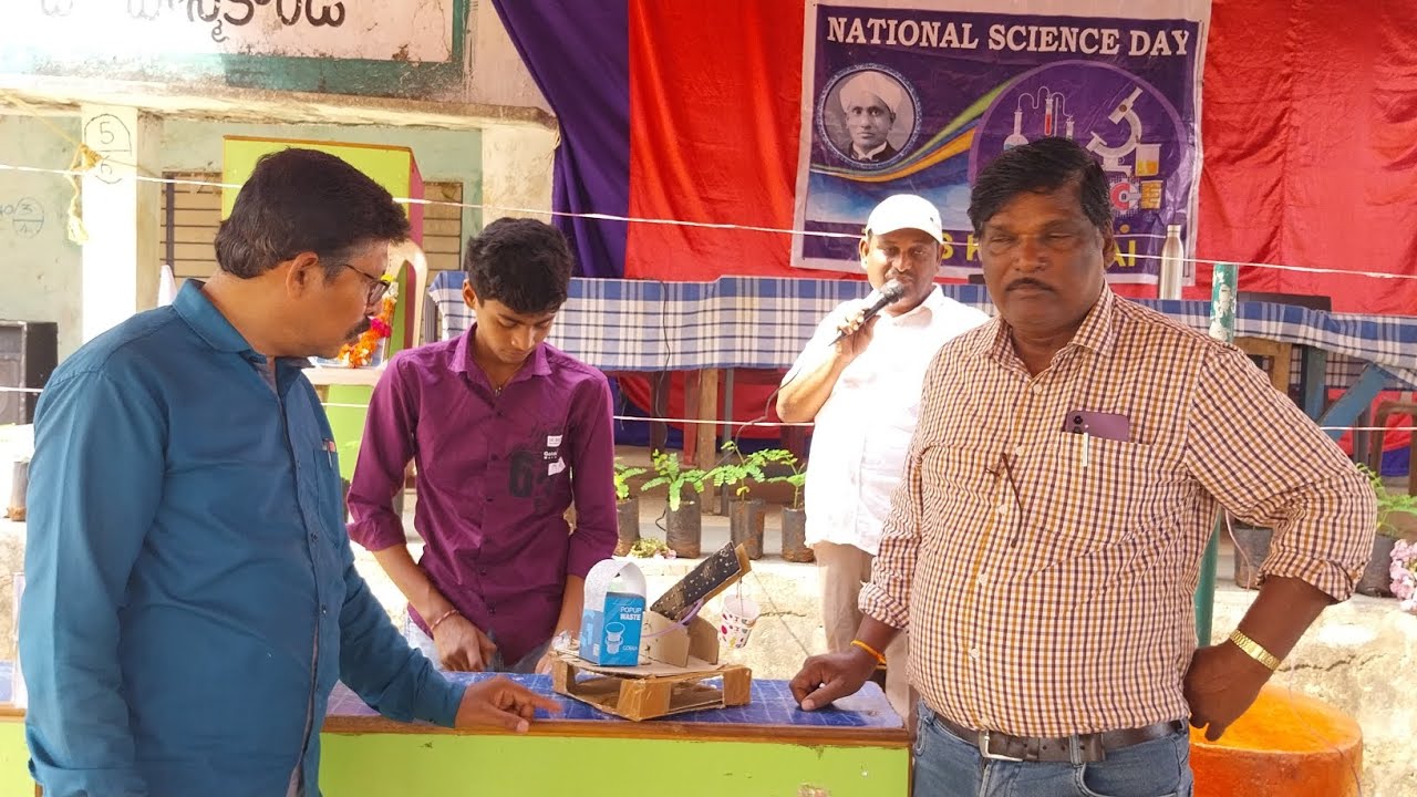 SCIENCE DAY Celebrations in ZPHS KOGILVAI 