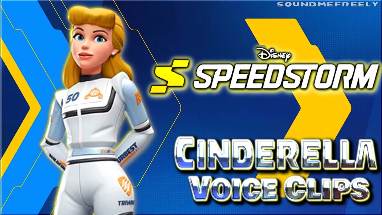 All Cinderella Voice Clips • Disney Speedstorm • All Voice Lines • 2025 (Jennifer Hale)