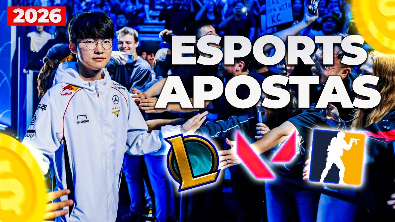 Melhores Sites de Apostas eSports 2026 🎮 League of Legends, CS:GO e Valorant