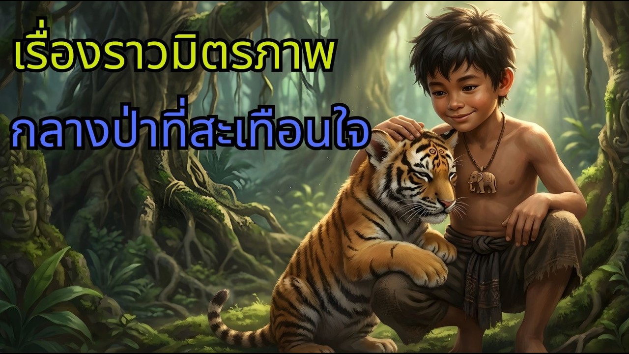 เด็กกำพร้ากับลูกเสือ ความผูกพันที่ถือกำเนิดกลางพงไพร| นิทาน, นิทานพื้นบ้าน, ตำนาน, เรื่องเล่าI