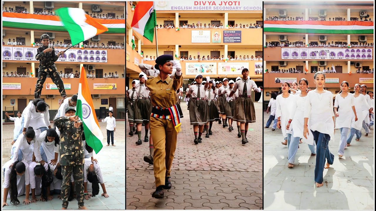 Independence Day 2025 Celebration at Divya Jyoti School, Daman | 15 August Highlights