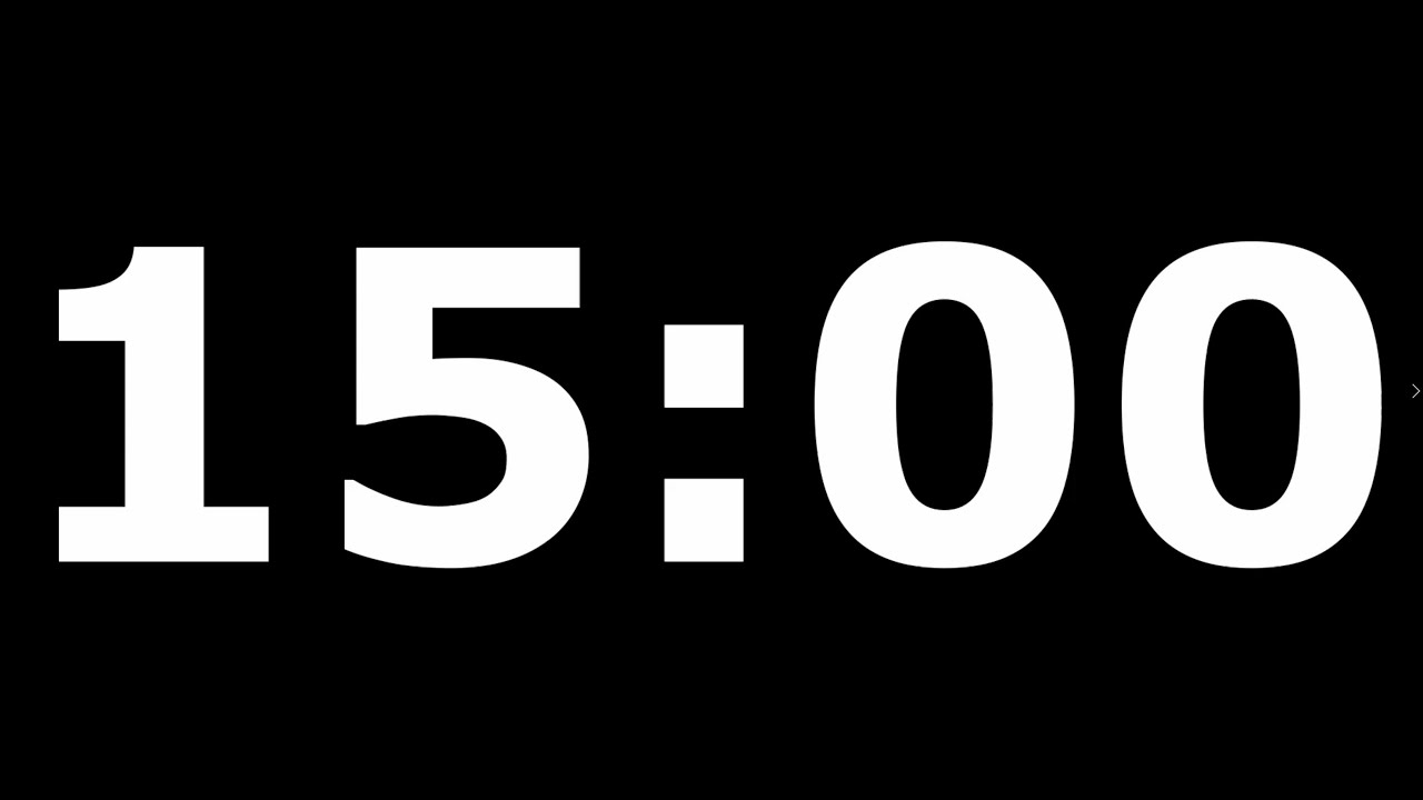 ⏳ 15 Minutos de Contagem Regressiva | Timer com Alarme Gradativo (Som Aumenta)