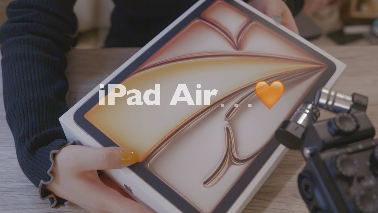 iPad Air (M3) 🧡 開封ASMR　小声ぐっだぐだ開封動画
