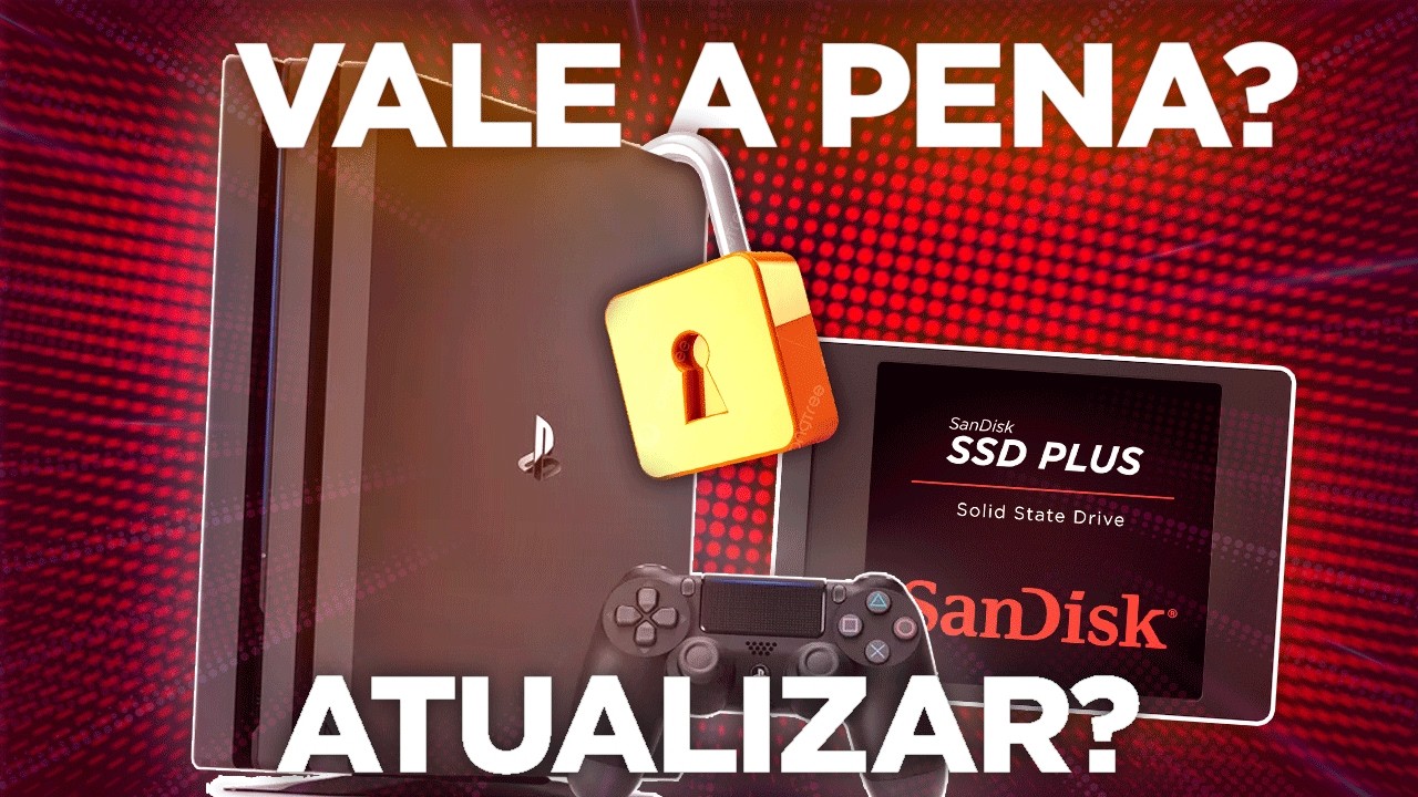 Por isso vou BLOQUEAR meu PS4 Pro que está na 9.0 e vou por um SSD