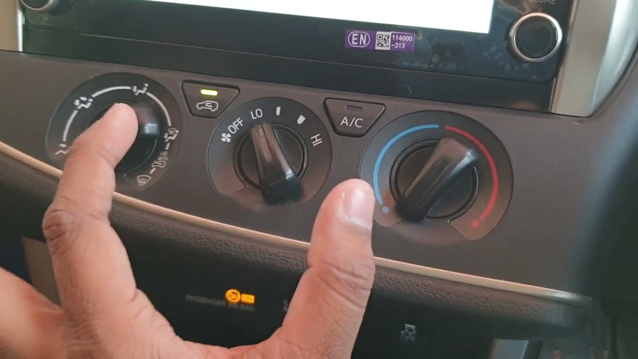Toyota Innova Crysta 2022 GX Variant Manual AC| Manuak AC Functions and Switch explained|