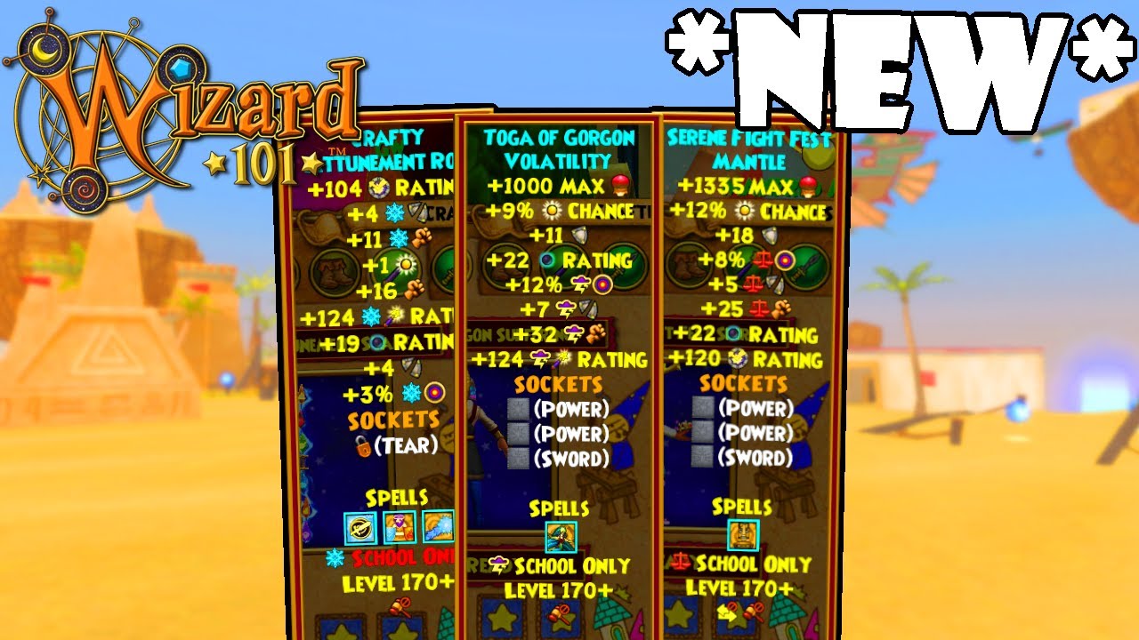 Wizard101: NEW LEVEL 170 GEAR (Summer Update 2025)