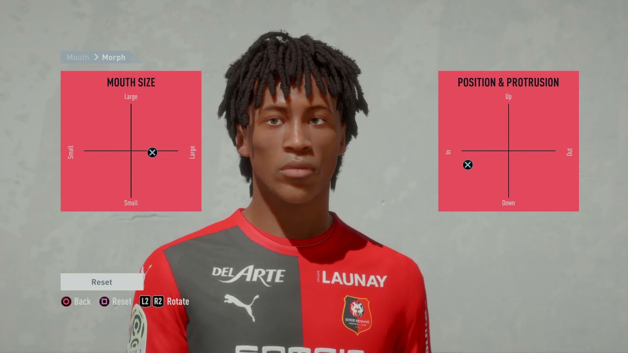 FIFA 20 Eduardo Camavinga Stade Rennais face creation