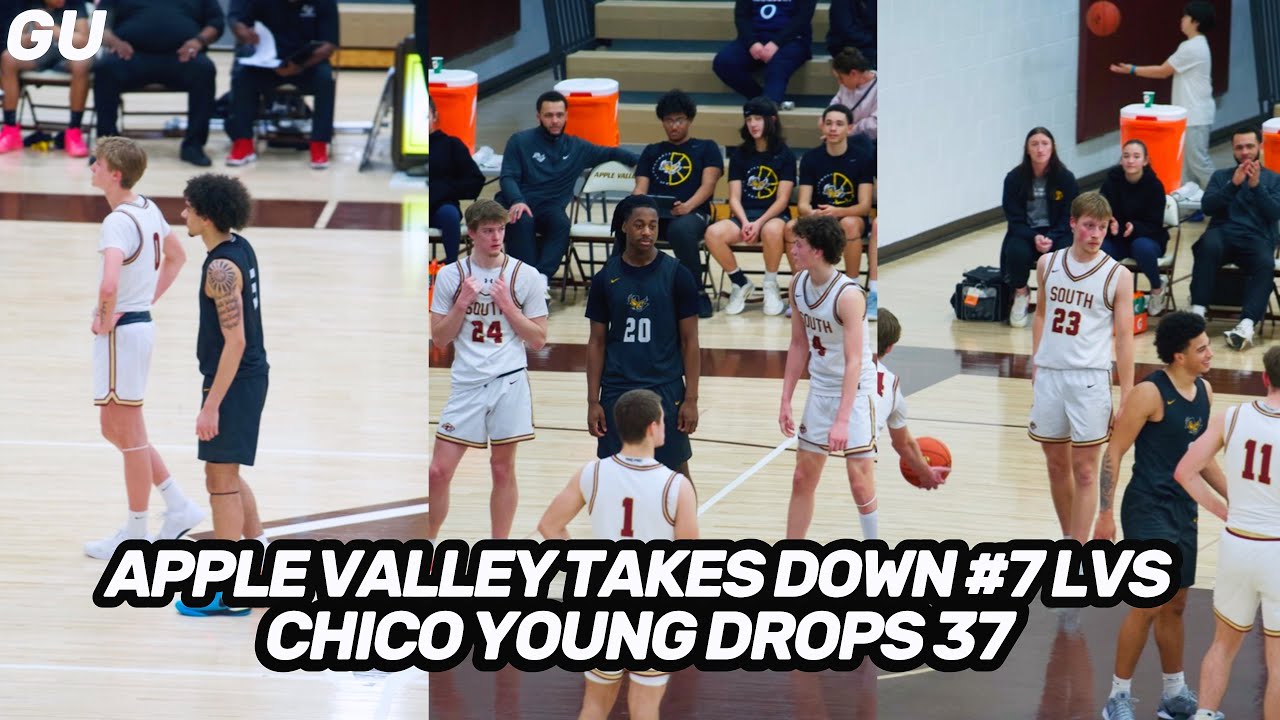 Apple valley takes down #7 Lakeville South! Chico Young drops 37! Watch here: