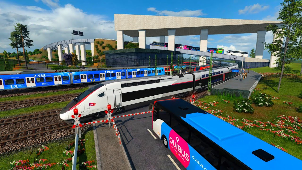 Transport Fever 2: Der Bahnübergang Teil 1142