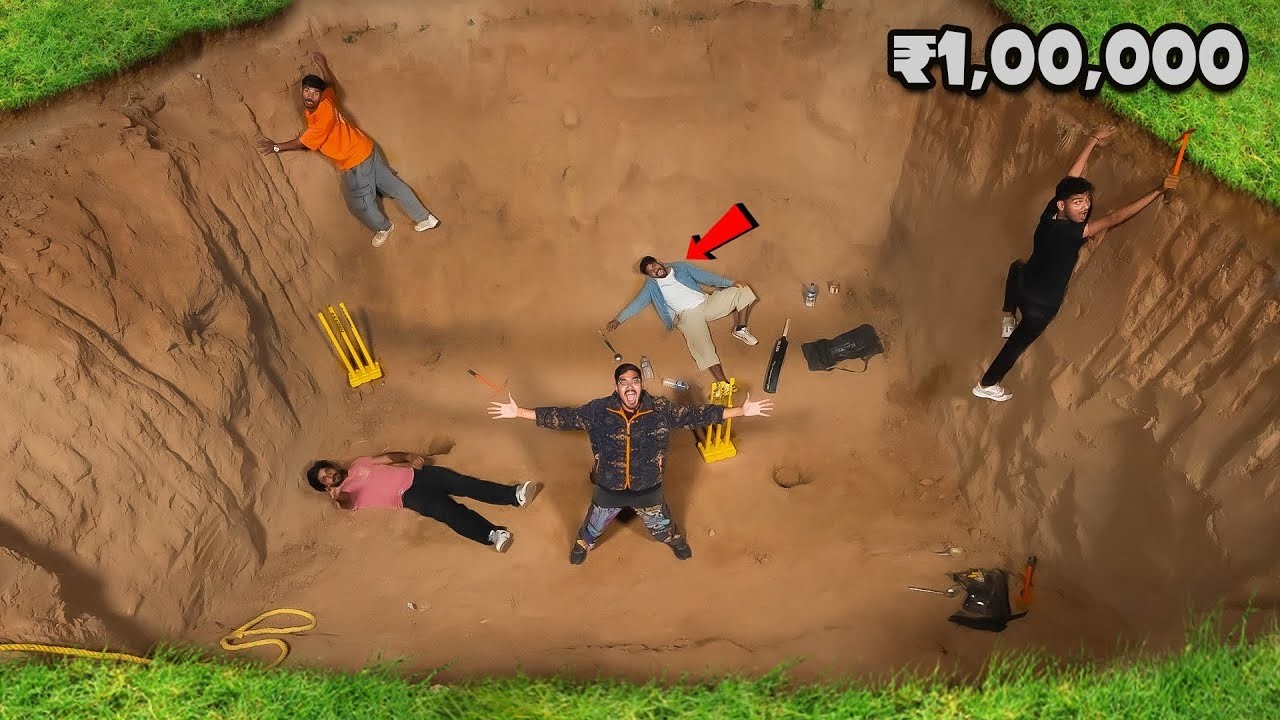 Crazy Xyz New Videos:✅🔥 ₹100000 Deep Hole Survival Challenge 😨 कौन टिकेगा आख़िर तक?