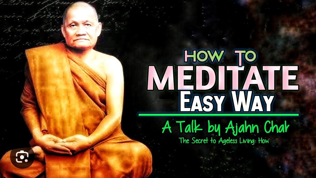 Ajahn Chah's Secret to Effortless Meditation | Let Go and Find Peace ( Dhamma talk ) 🌿
