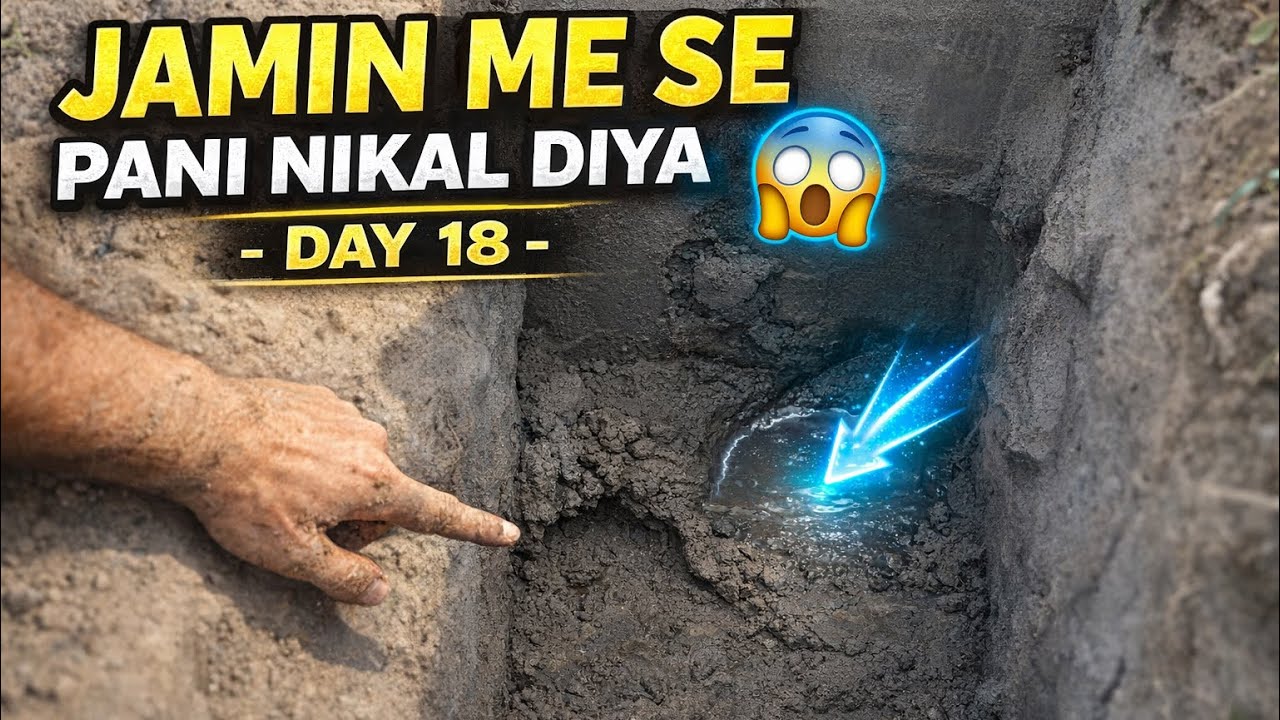 Jameen mein se pani nikal diya  vs sholdar day ￼18 /365log vlog