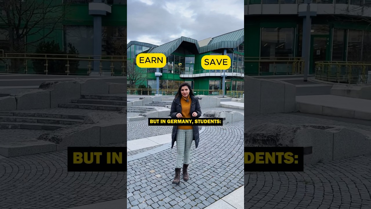 How much students - EARN, SPEND & SAVE in Germany 🇩🇪 #flyingabroad #studyabroad