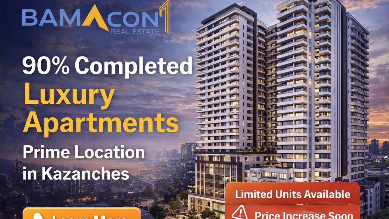 በካዛንቺስ የኢንቨስትመንት እድል | 90% የተጠናቀቀ አፓርታማ