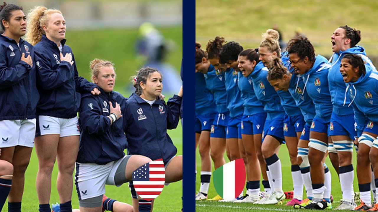 Italy and USA exchange passionate National Anthems!