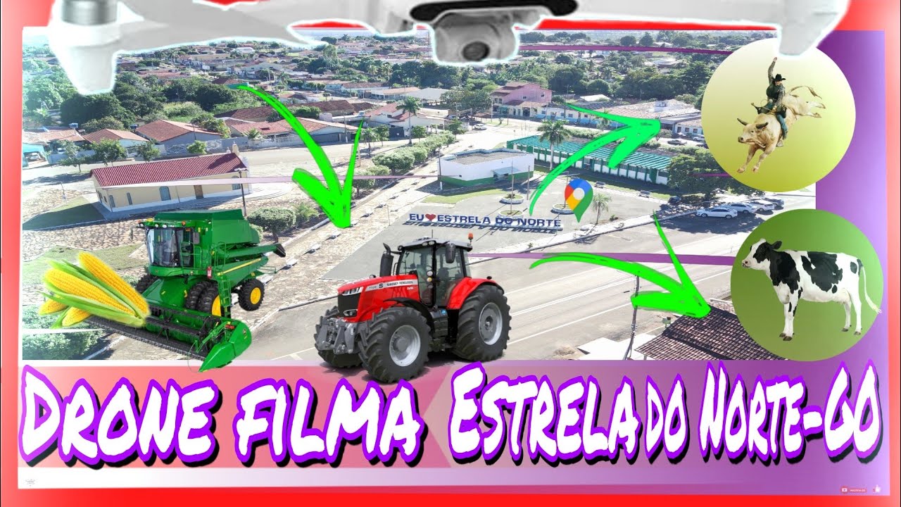 Drone filma Estrela do Norte-GO_4K