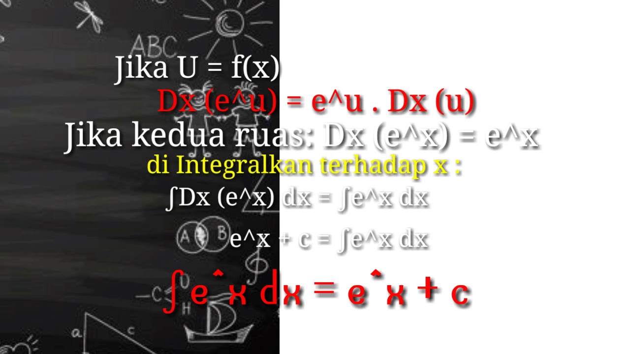 Integral Fungsi Eksponensial Asli dengan Cara Langsung