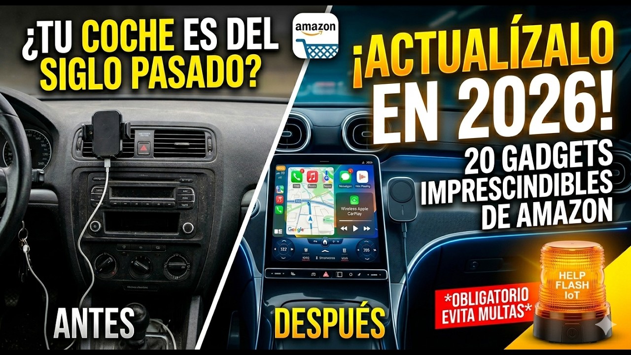 ¡NO COMPRES otro accesorio para tu coche sin ver esto! (Top 20 Gadgets 2026)