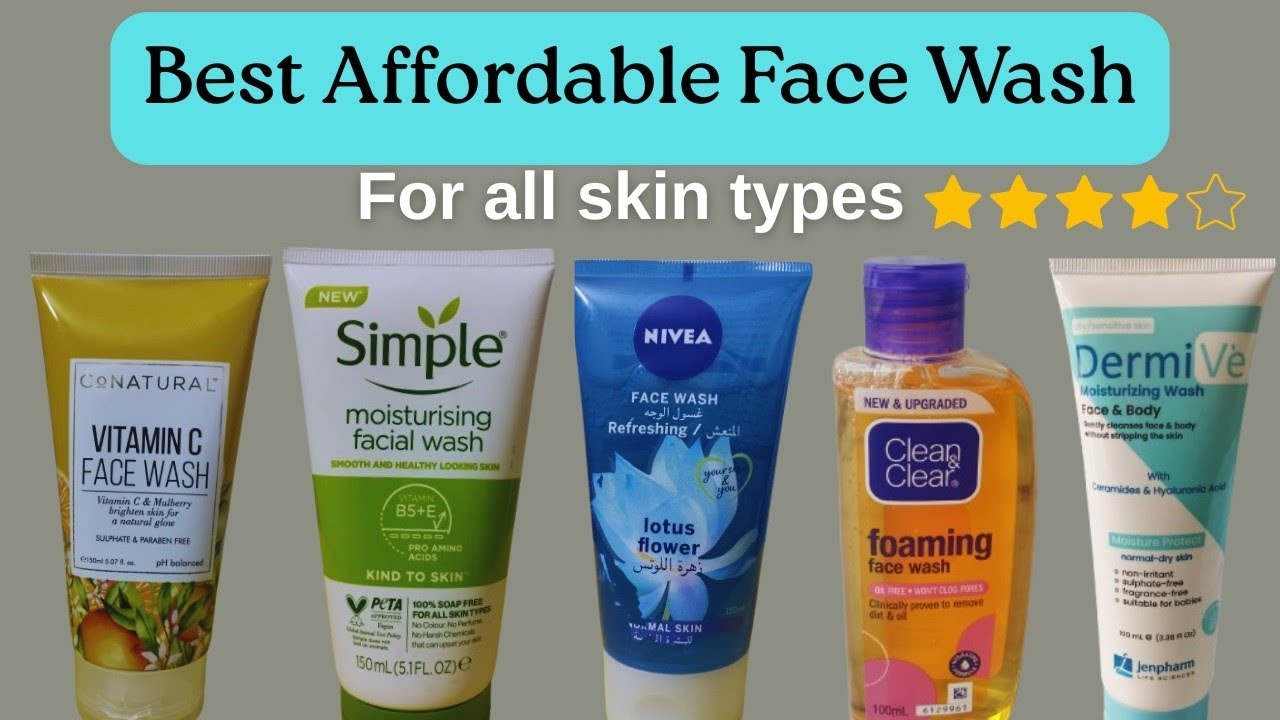 Best Affordable Face Wash | Face Wash In Pakistan | Top 5 Face Wash