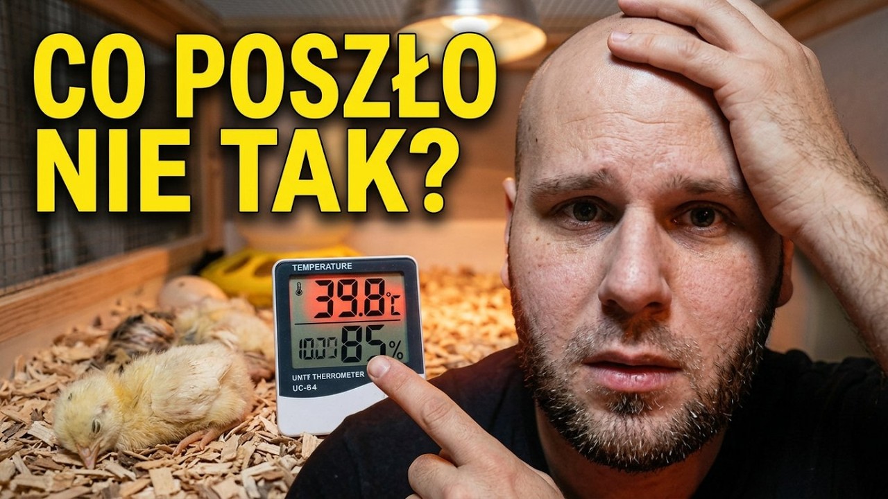 Pisklęta nie żyją... co zrobiłem źle?