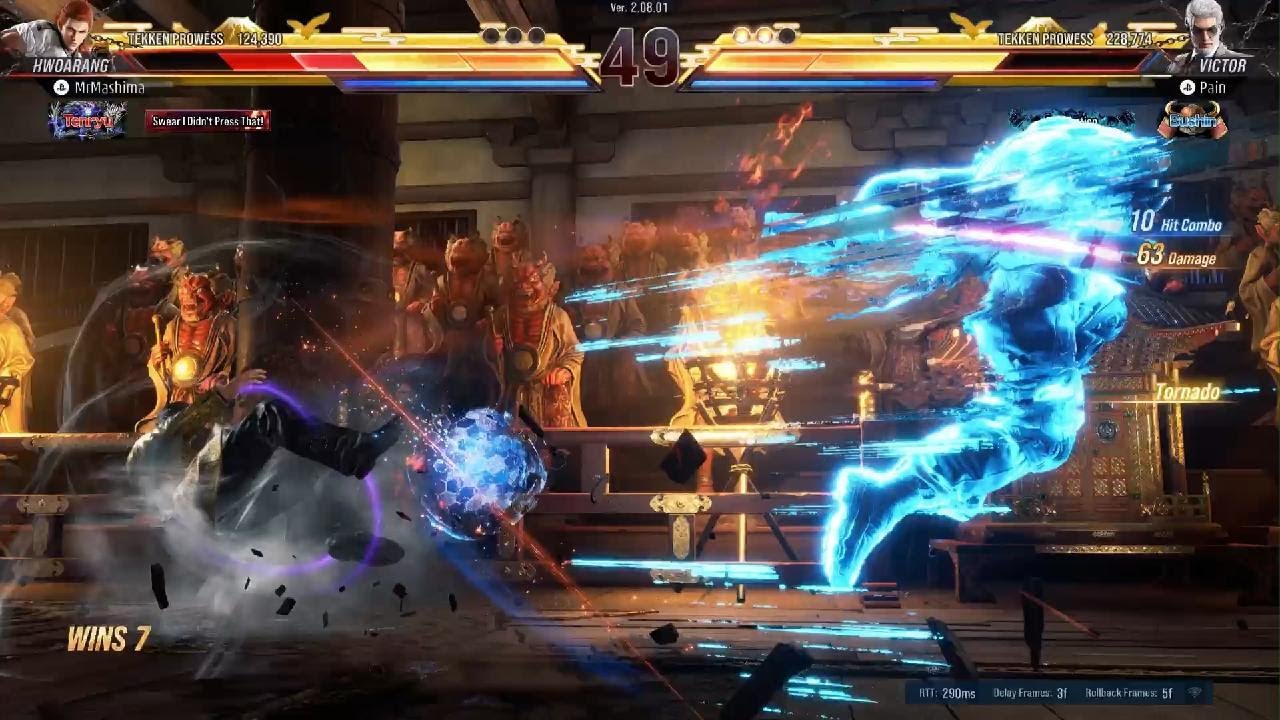 Hwoarang vs lagging Victor Tekken 8