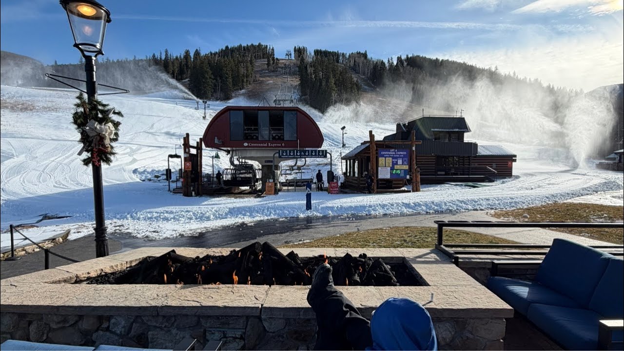 Live! OPENING DAY Snowboarding BEAVER CREEK ski area Colorado USA 11/30/2025