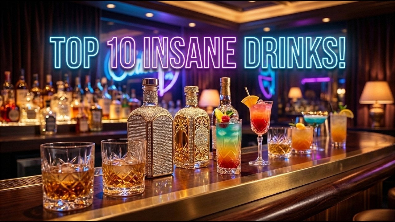 Top 10 Ultra-Luxury Alcoholic Drinks You Won't Believe Exist!  | The Tasty Trivia