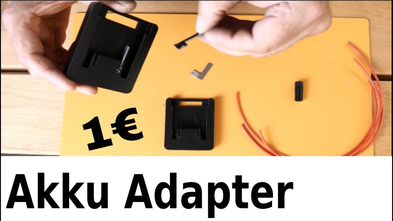 Mit Akku Adapter alte 18 V NiMH Akkumaschinen auf Li-ion umbauen