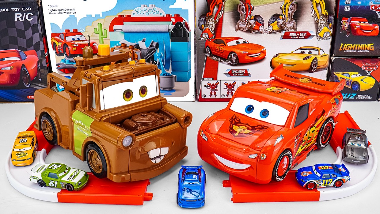 Disney Pixar Cars Unboxing Review | Lightning Mcqueen, Tow Mater, Doc Hudson, Sally Carrera, Cruz