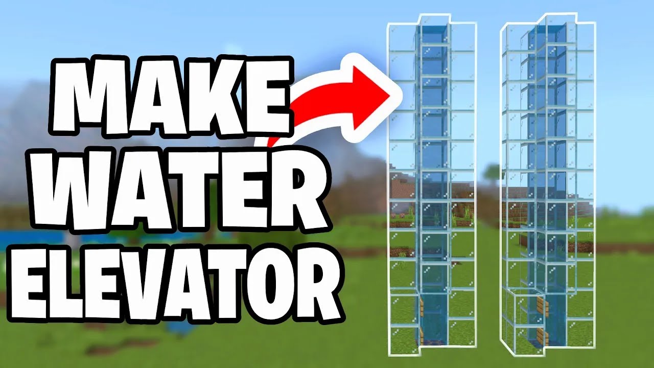How To Make a Water Elevator In Minecraft Bedrock! - Android, IOS, Xbox, PS5, Switch, Windows, PC