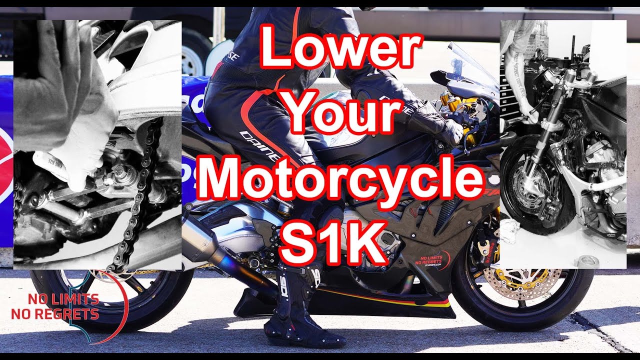 ОПУСКАНИЕ МОТОЦИКЛА - Установка комплекта для занижения задней подвески BMW S1000RR и регулировка...