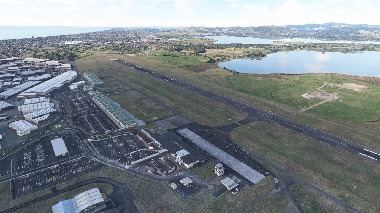 First look at NZTG Tauranga Airport from Orbx in Microsoft Flight Simulator