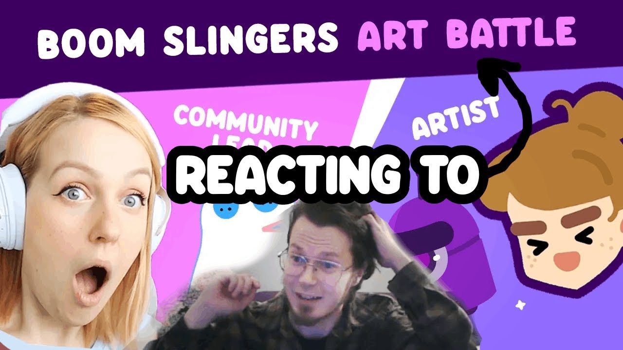 Reacting to Boom Slingers Art Battle